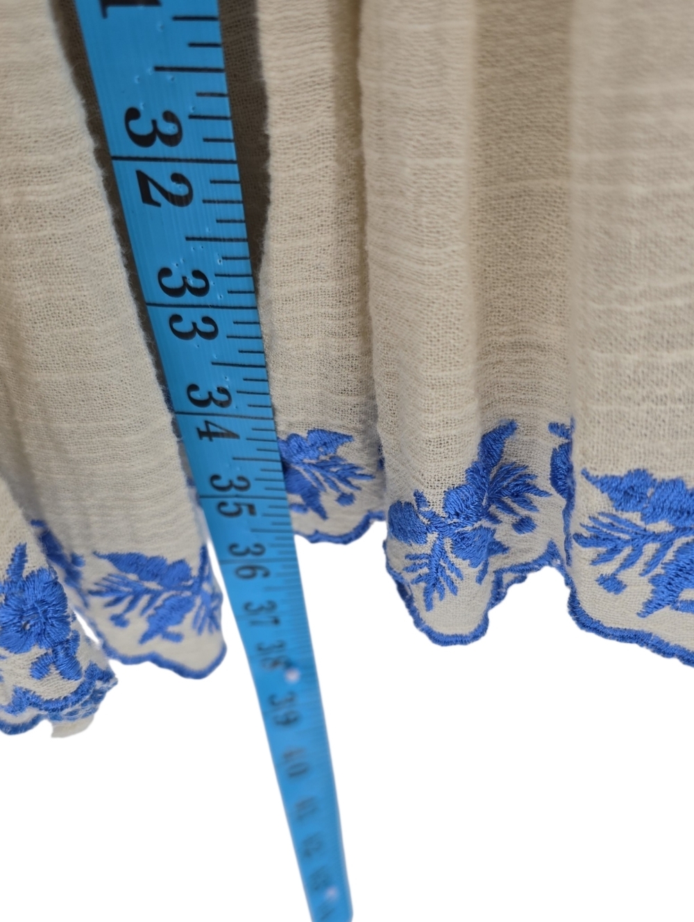 Free People Santiago Embroidered Endless Summer Dress Small Oversized Pockets - Picture 8 of 8